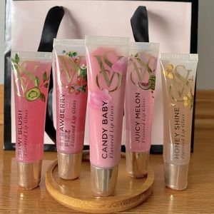 Victoria’s Secret Flavored Lip Gloss Set ( Set of 5 Flavors)